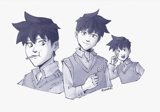 Youthful Ritsu jumpscare (2023)