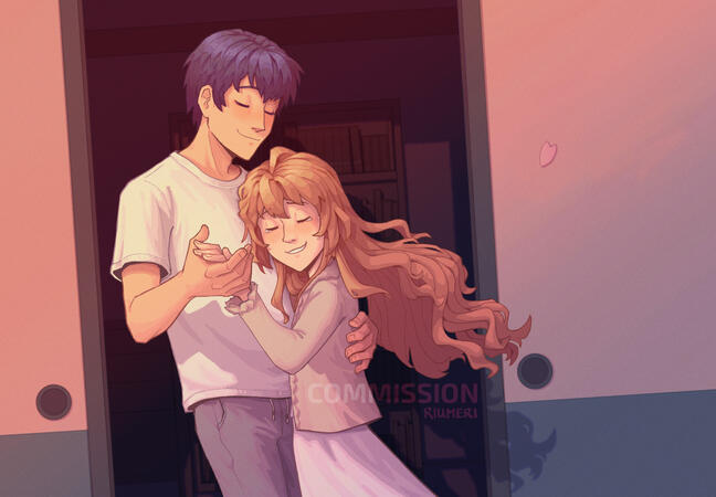 Thigh-up / Complex background