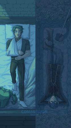 Full body / Complex background